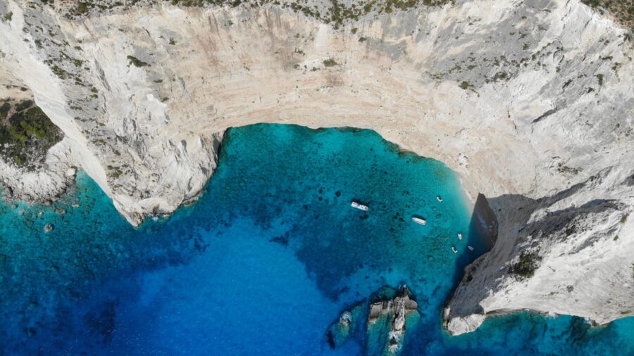 Beaches location, Greece