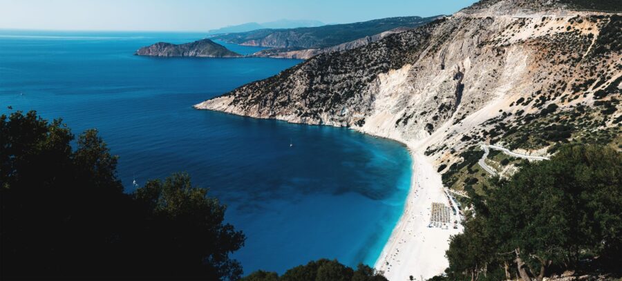Beaches location, Greece