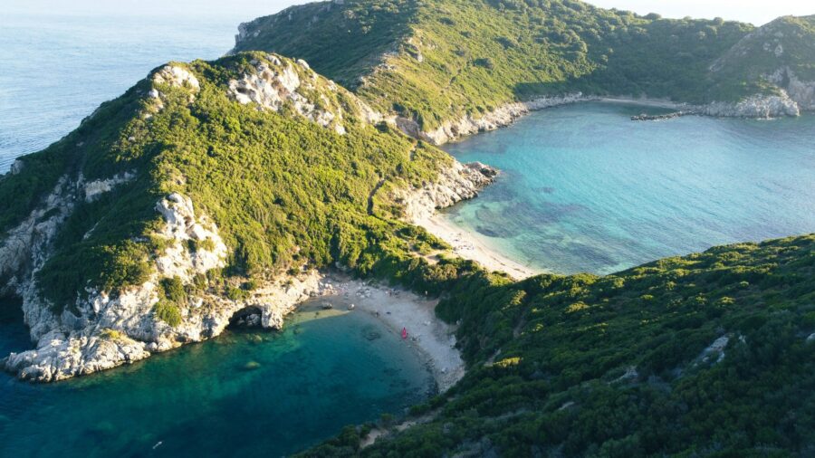 Beaches location, Greece