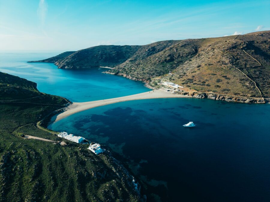 Beaches location, Greece