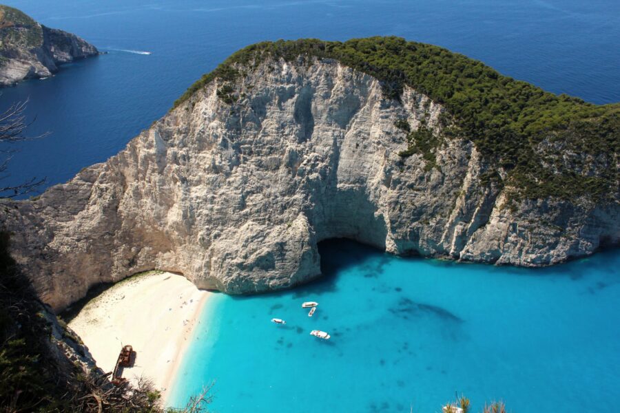 Beaches location, Greece