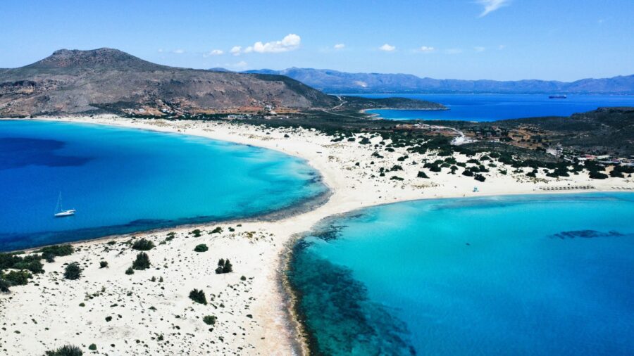 Beaches location, Greece