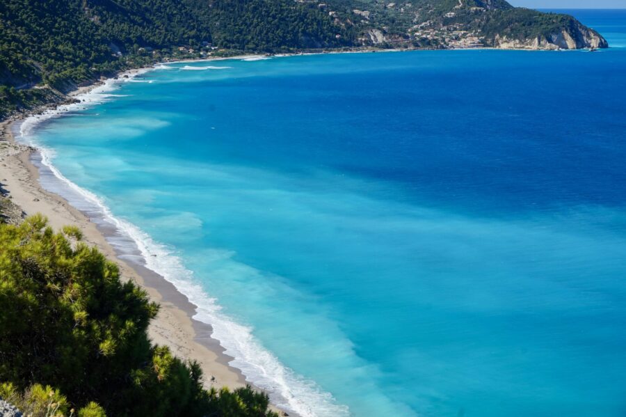 Beaches location, Greece