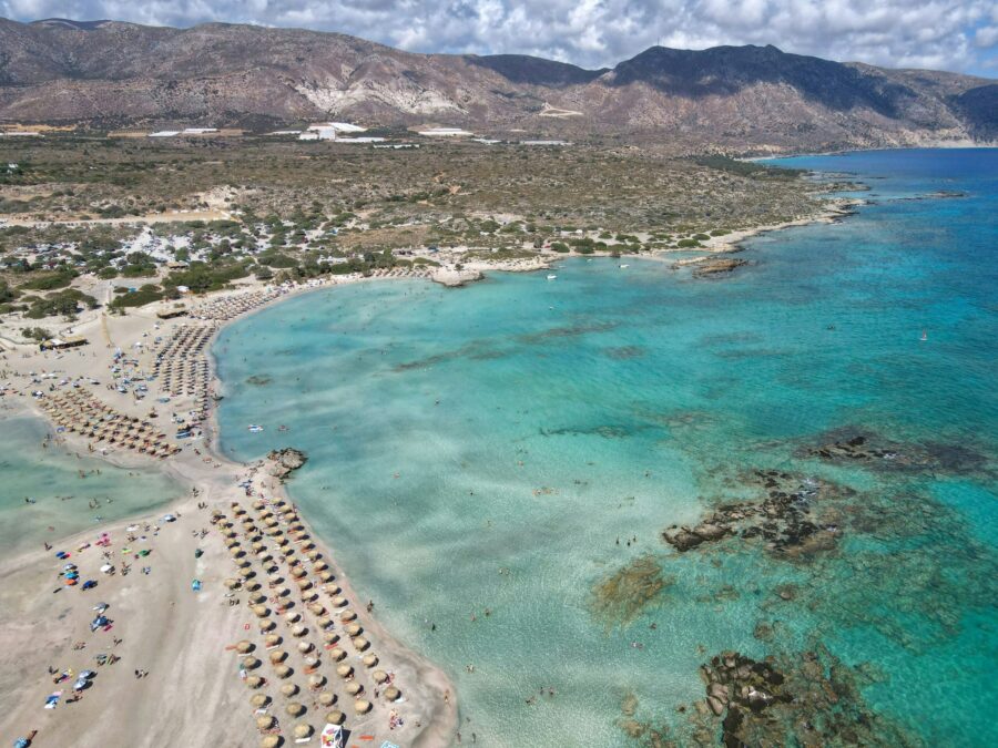 Beaches location, Greece