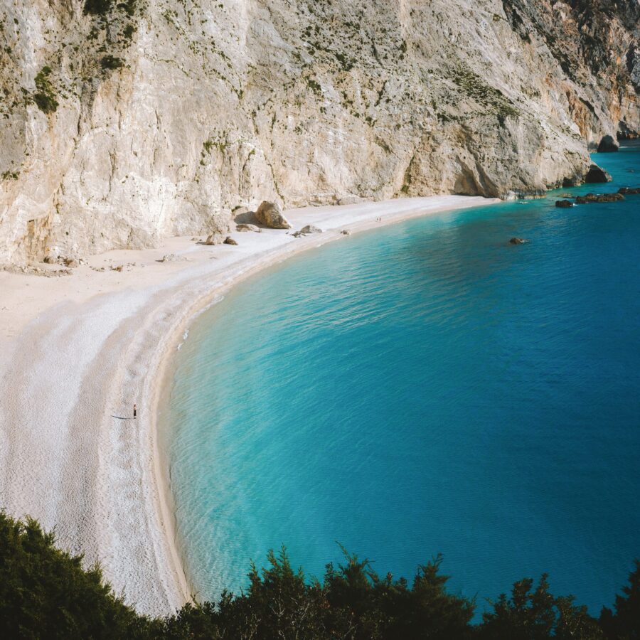 Beaches location, Greece
