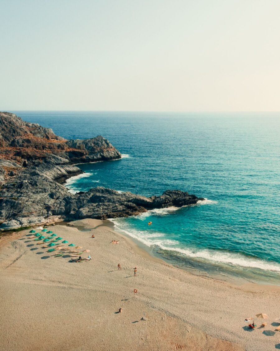 Beaches location, Greece