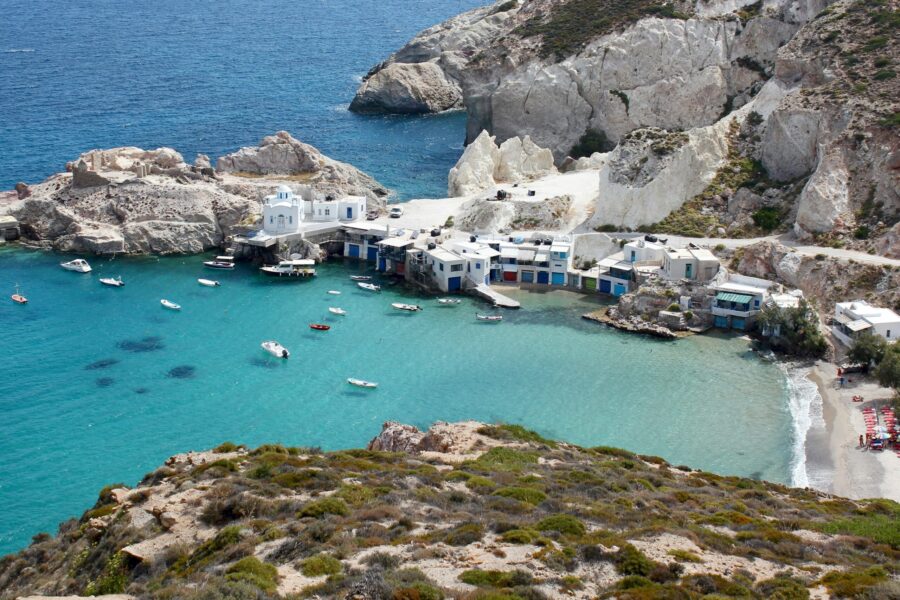 Villages location, Greece