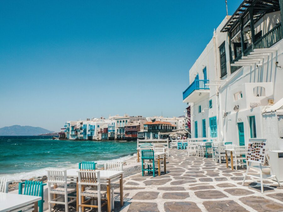 Villages location, Greece