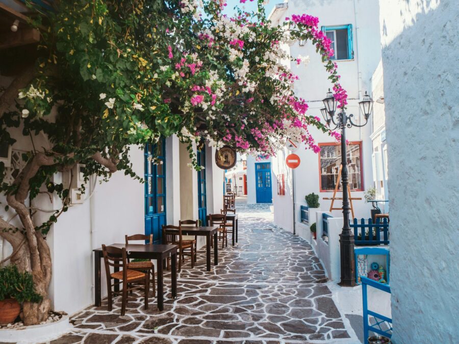 Villages location, Greece