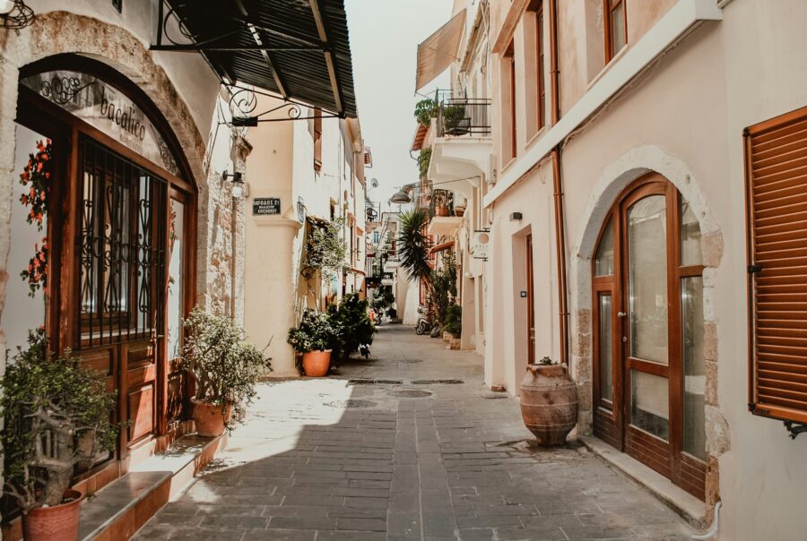 Villages location, Greece