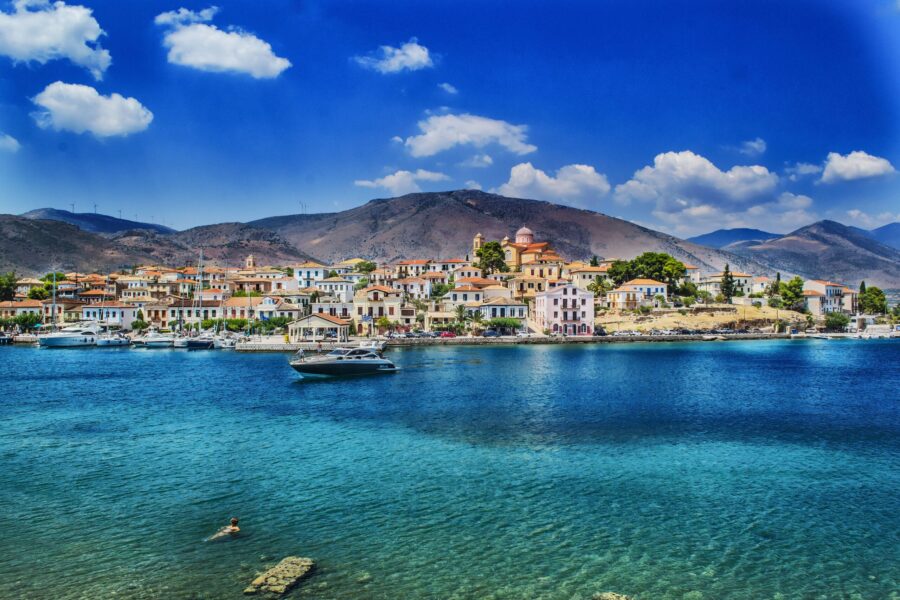 Villages location, Greece