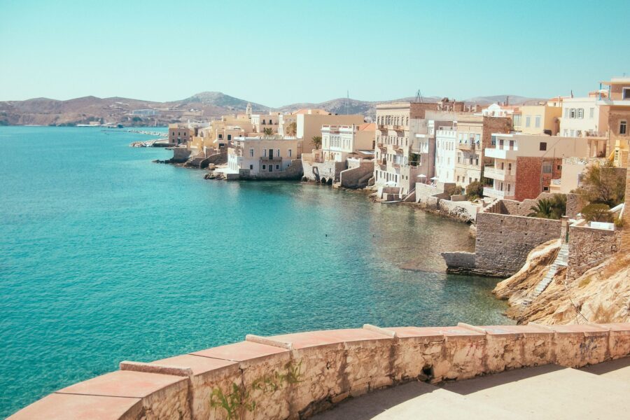 Villages location, Greece
