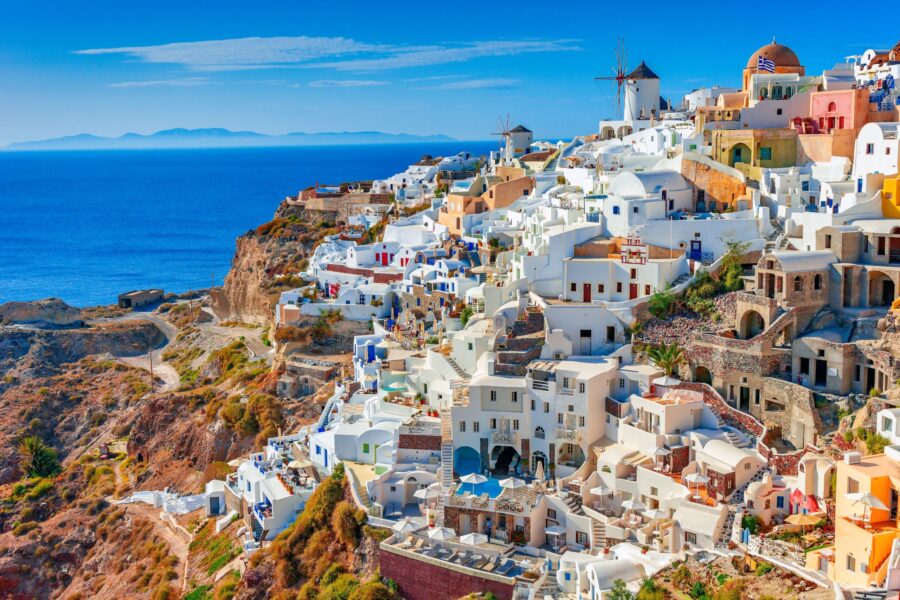 Villages location, Greece