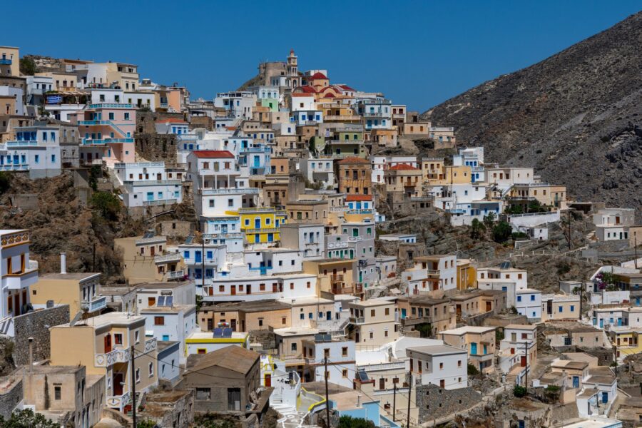 Villages location, Greece
