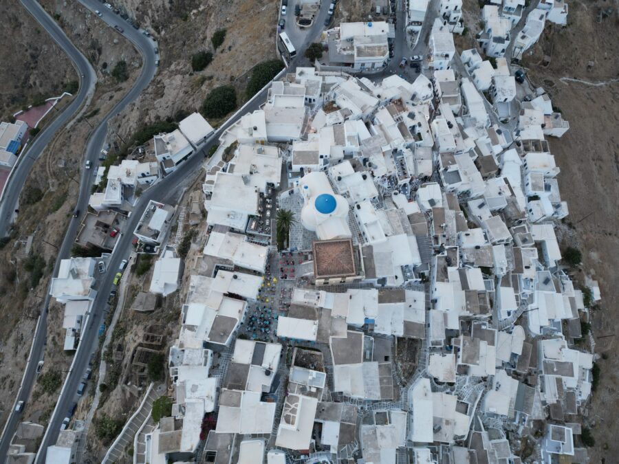 Villages location, Greece