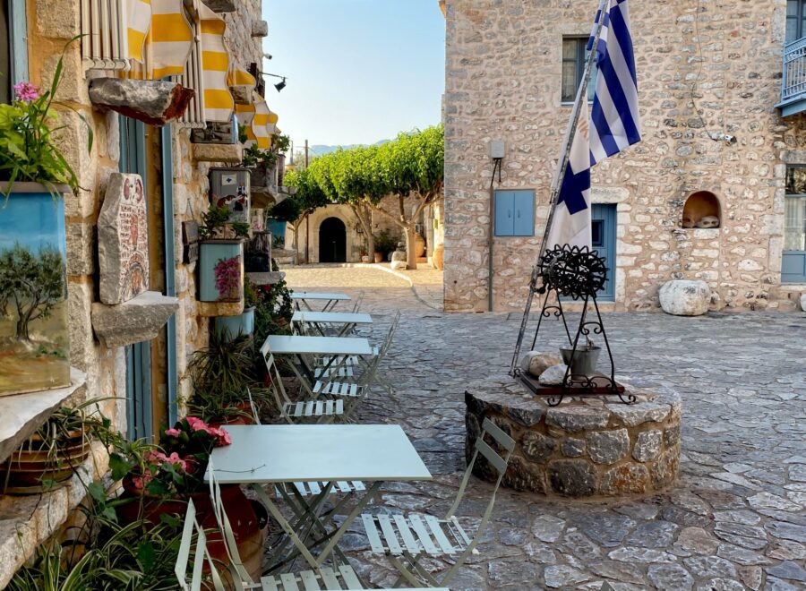 Villages location, Greece