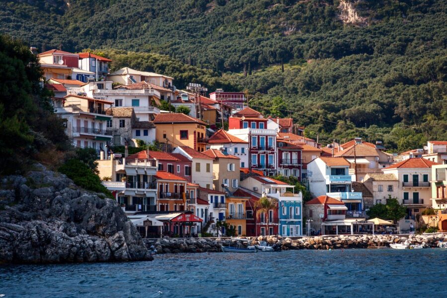 Villages location, Greece